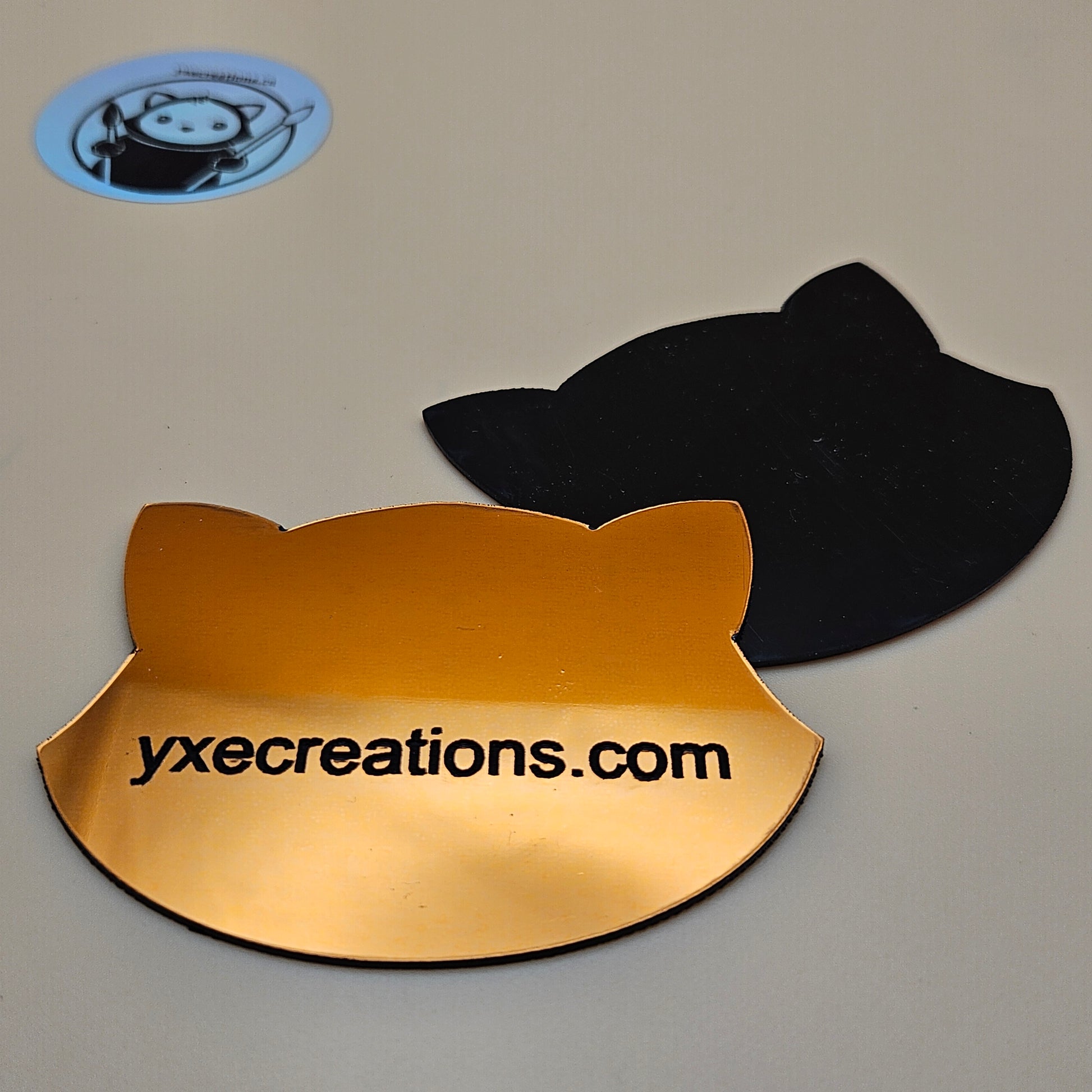 Two-Tone Engravable Acrylic - Bright Copper - Engraves White