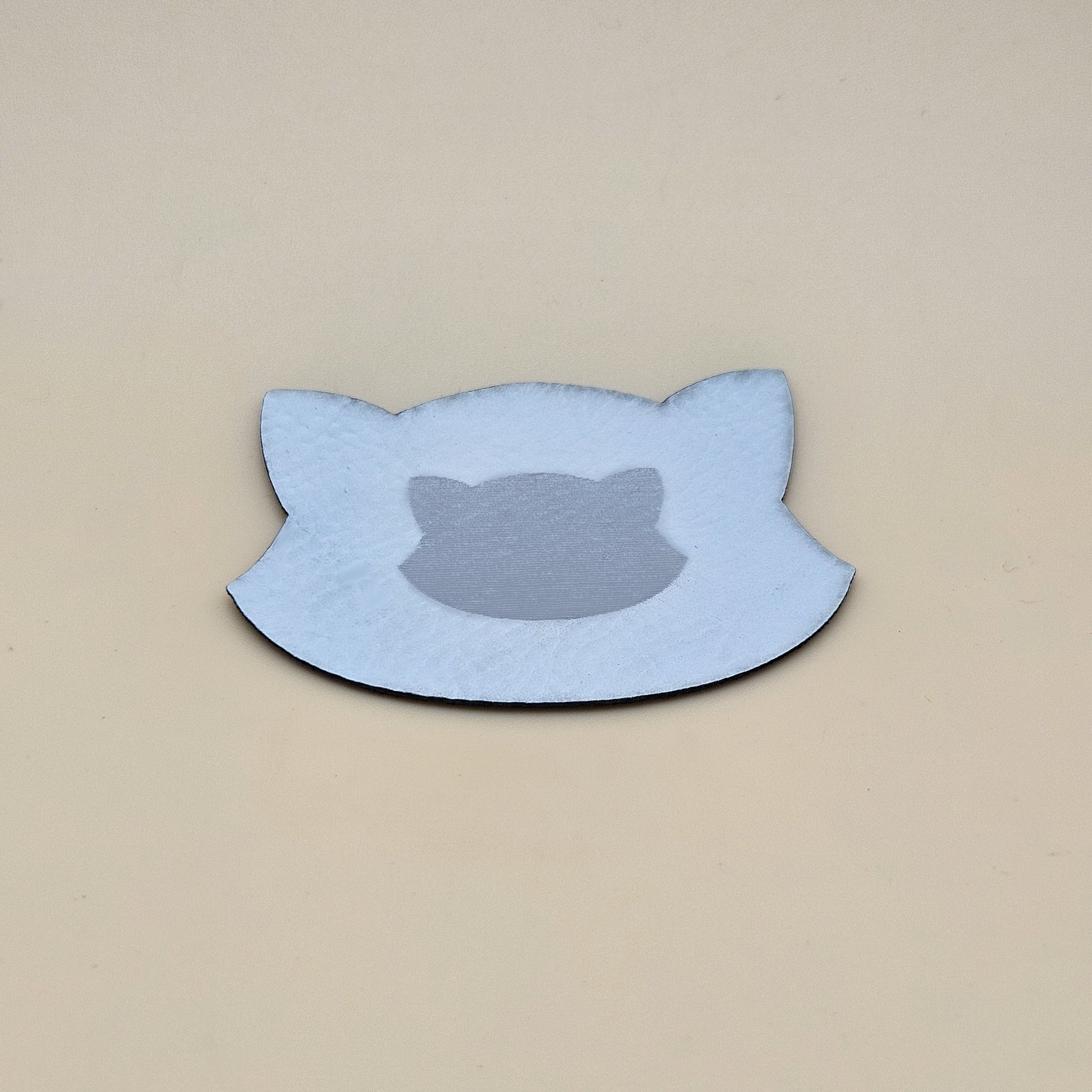 White - Engraves Silver - Leatherette Sheet – PU Material