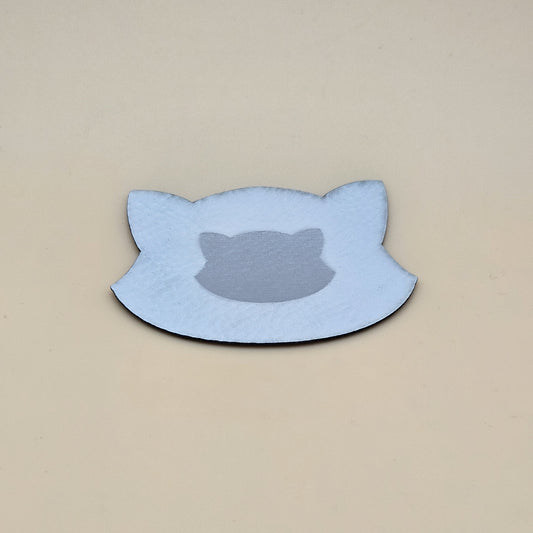White - Engraves Silver - Leatherette Sheet – PU Material