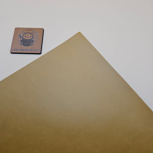 Yellow - Engraves Black - Glossy Leatherette Sheet – PU Material (view 2)