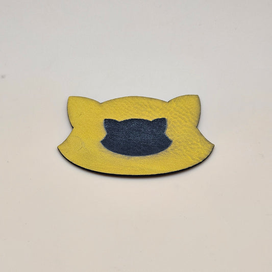 Yellow - Engraves Black - Leatherette Sheet – PU Material
